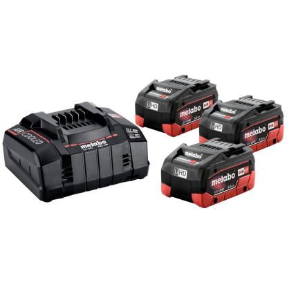 Metabo batteri-pakke 18V med 3 x 5,5 Ah batteri og lader