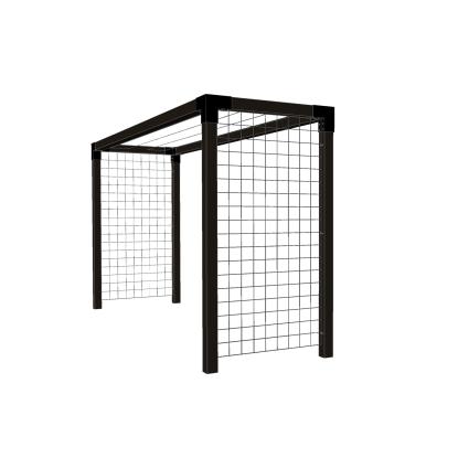 PLUS Cubic tørrestativ med espalier model 1, træ/stål, sort