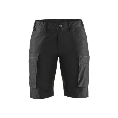 Blåkläder 7149 dame service shorts med stretch, sort