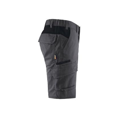 Blåkläder 1446 industri shorts med stretch, mellemgrå/sort