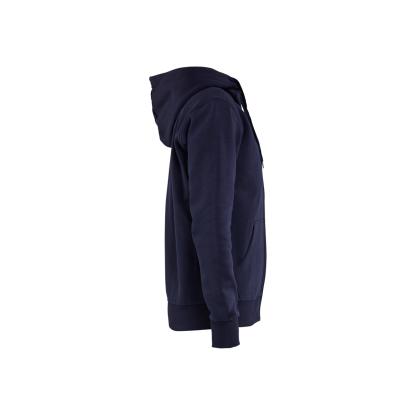 Blåkläder 3395 dame hættetrøje full zip, marineblå