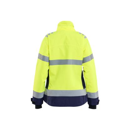 Blåkläder 4762 dame high vis letforet vinterjakke, hi-vis gul/marineblå