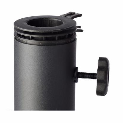 Cinas parasolfod, sort, beton - 50 kg