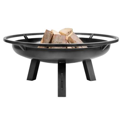 Cook King Porto bålsted, stål, sort, 39 x Ø75 cm