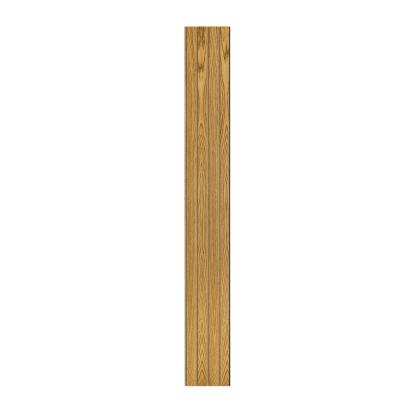 I-Wood Medio+ 4-lamel akustikpanel, brun olieret, brun filt og sort kerne, egefiner, 17 x 300 mm