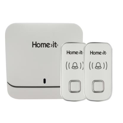 Home It home 2 trådløs dørklokke med 52 ringetoner, 2 sendere