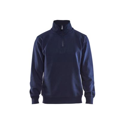 Blåkläder 3365 sweatshirt half-zip, marineblå