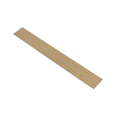 I-Wood Medio+ Mixed akustikpanel, klar olieret, grå filt og lys kerne, egefiner, 16 x 300 mm