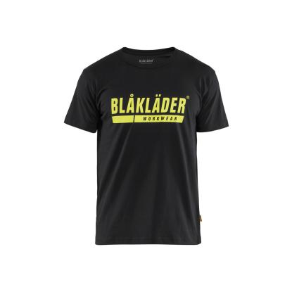 Blåkläder 9215 t-shirt, sort/hi-vis gul