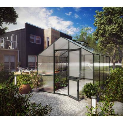 KGT Lilie IV drivhus, antracitgrå, 12,74 m²