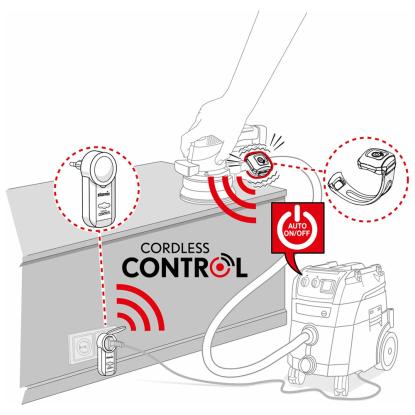 Starmix Cordless Control til trådløs styring mellem støvsuger og elværktøj