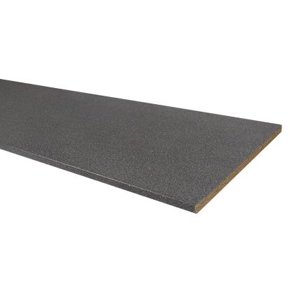 Wallmann Original bordplade, gråsort laminat, 3000 x 610 x 28 mm