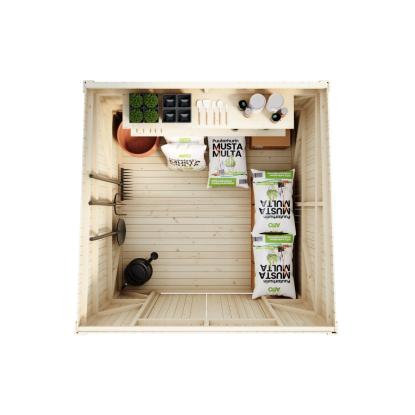 Luoman Lillevilla Sopuli redskabsskur - 5,5 m²