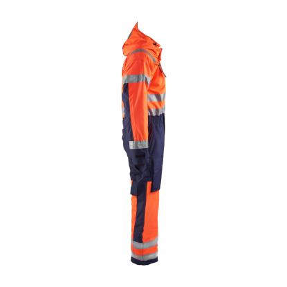 Blåkläder 6763 high vis vinter kedeldragt, hi-vis orange/marineblå