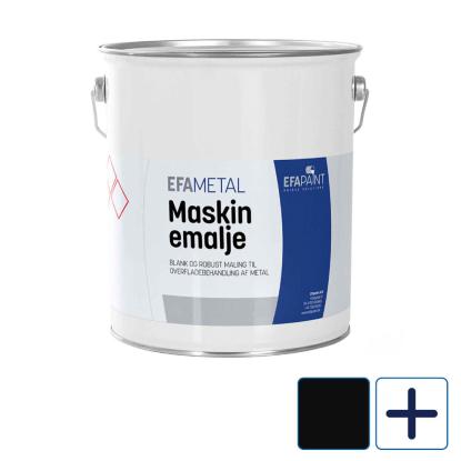 EFAmetal Maskinemalje, sort