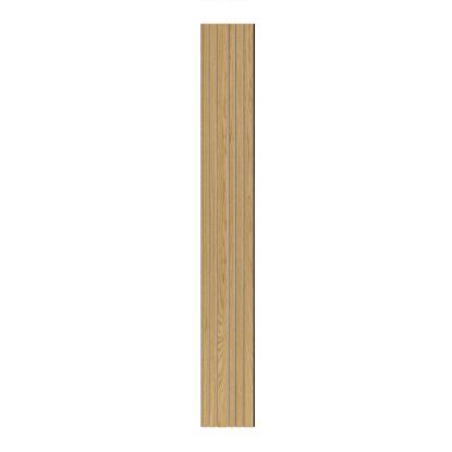 I-Wood Basic Mixed akustikpanel, klar olieret, brun filt og sort kerne, egefiner, 17 x 300 mm 