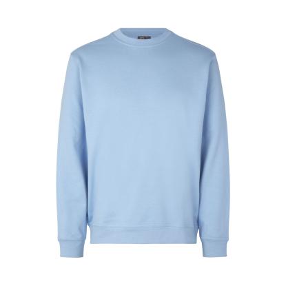 ID PRO Wear CARE 0380 sweatshirt, ubørstet, lys blå
