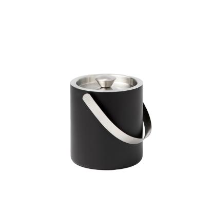 Steel-Function isspand med låg, rustfrit stål, sort - 2 liter