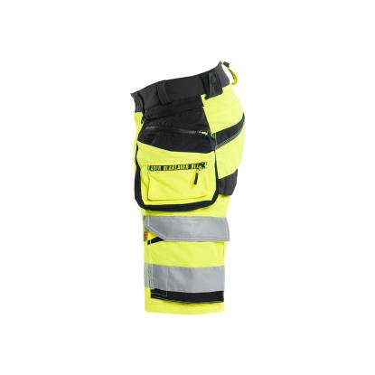 Blåkläder 1120 high vis shorts 4-vejs stretch, hi-vis gul/sort