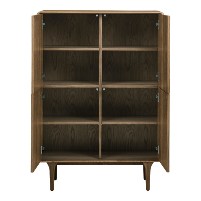 Darwin skab, mørkebrun eg/egefiner, 100 cm