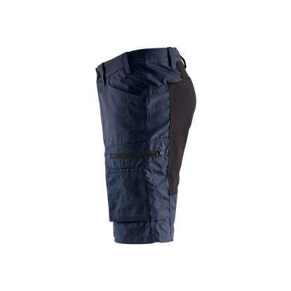 Blåkläder 1449 service shorts med stretch, mørk marineblå/sort