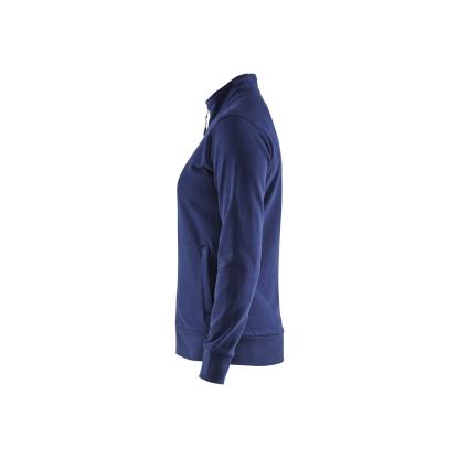 Blåkläder 3372 dame sweatshirt full zip, marineblå