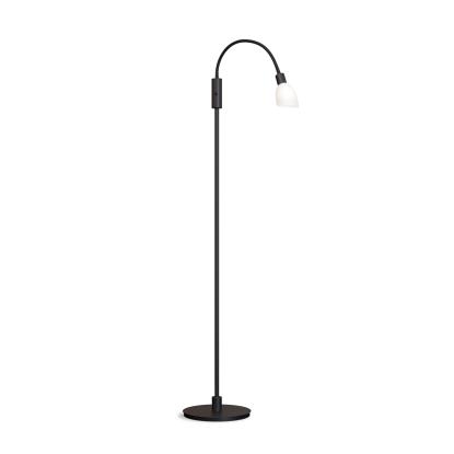 Herstal Cut gulvlampe, G9, sort/opal
