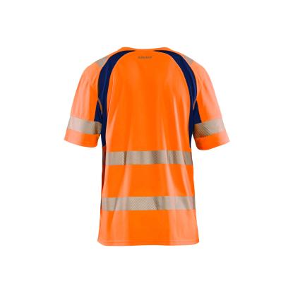 Blåkläder 3397 high vis UV t-shirt, hi-vis orange/marineblå