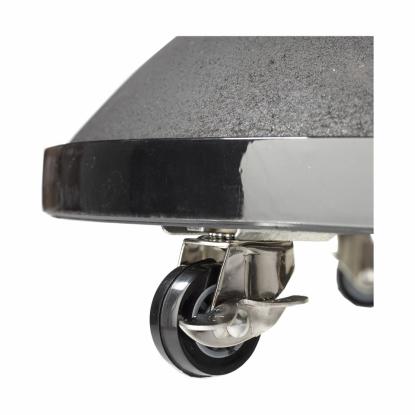 Cinas parasolfod, sort, beton - 50 kg
