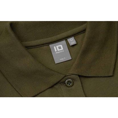 ID 0527 poloshirt med stretch, dame, oliven
