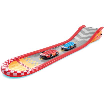 Intex vandbane, racing fun slide 561 x119 x76 cm