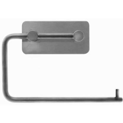 Home It toiletpapirholder, selvklæbende, krom, 15,5 x 10,5 cm