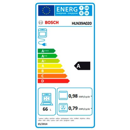 Bosch HLN39A020 induktionskomfur, 66 liter