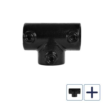 Clarrods Clamps CL104 T-stykke, sort