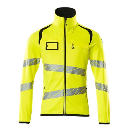 MASCOT ACCELERATE SAFE fleecetrøje med lynlås, hi-vis gul/sort