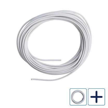 E-Line flad ledning, 2 x 0,75 mm², hvid