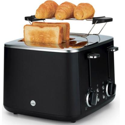 Wilfa Family toaster brødrister til 4 skiver brød, 1600W, sort