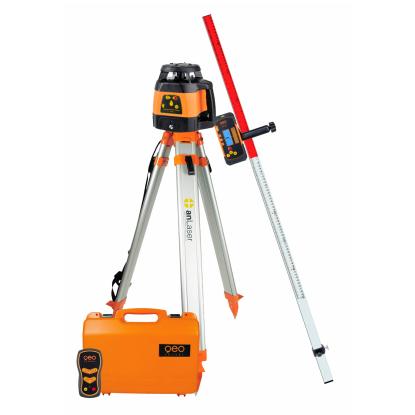 geo-FENNEL FL 245HV + komplet rotationslasersæt med FR 50 modtager