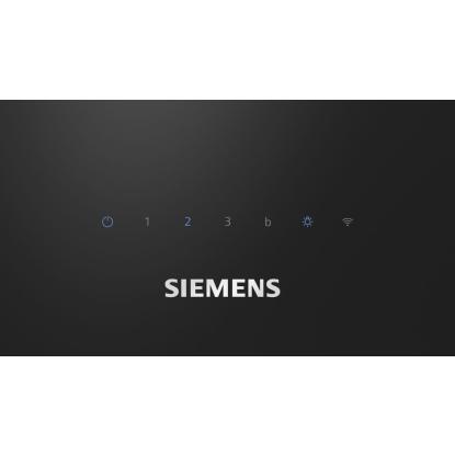Siemens iQ300 væghængt emhætte LC67KFN60, sort, 60 cm