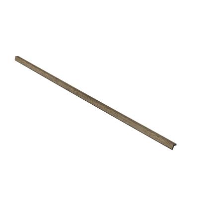 I-Wood UniPanel udvendigt hjørne, sort olieret, sort kerne, egefiner, 17 x 55 x 2780 mm
