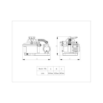 Swim & Fun ClearWater Compact filtersystem, 250W