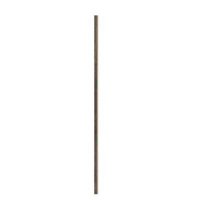 I-Wood afslutningsliste til akustikpanel, sort olieret, grå filt og lys kerne, egefiner, 16 x 42 mm