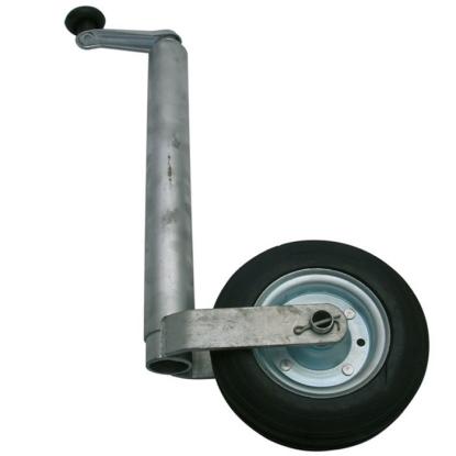 Trailer støttehjul med gummihjul massiv, 20 x 5 cm
