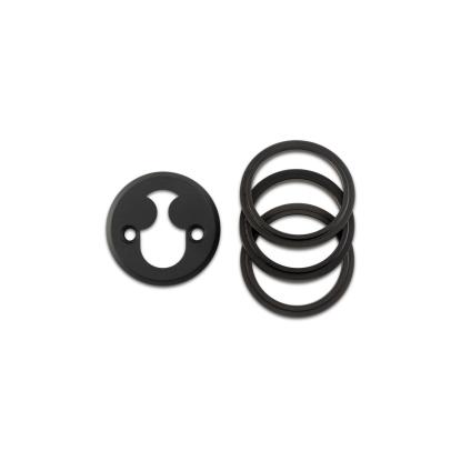 Jasa Company rokoko universal cylinderring med justerbar højde, indvendig, 6-21 mm, mat sort