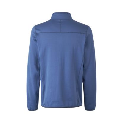 ID 0840 cardigan med stretch, komfort, stormy blue