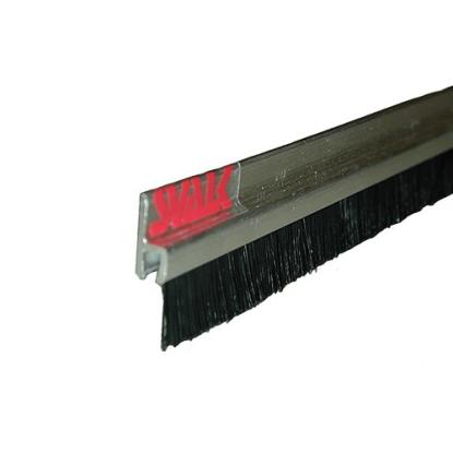 SVALK børsteliste, h-profil, aluminium, 40-24, 3 meter