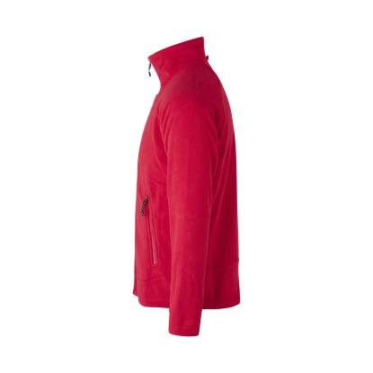ID 0806 Zip-n-Mix mikrofleece cardigan, rød