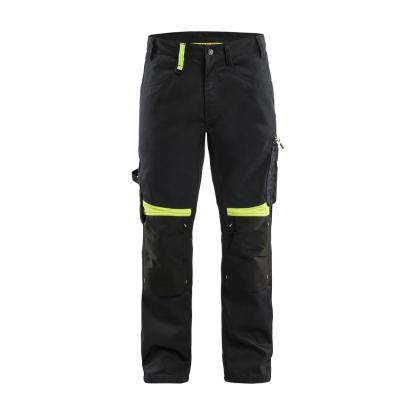 Blåkläder 1556 håndværker buks, sort/hi-vis gul