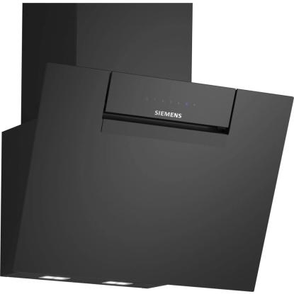 Siemens iQ300 væghængt emhætte LC67KFN60, sort, 60 cm