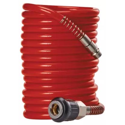 Einhell trykluft spiral flexslange, 6 mm inkl. koblinger - 4 meter Einhell trykluft spiral flexslange, 6 mm inkl. koblinger - 4 meter